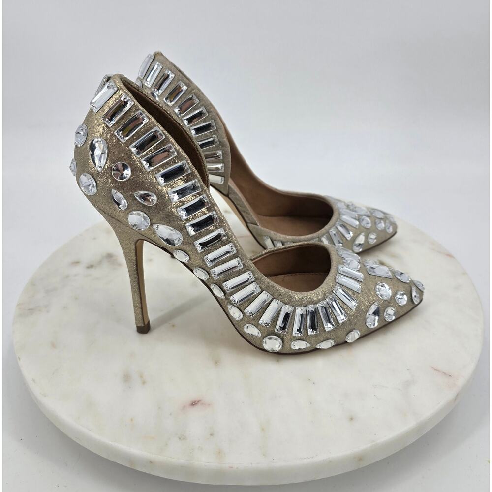 Steve Madden Glam‎ Romantic Galactic Jeweled Rhinestone Stilettos